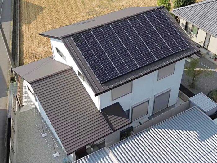 新築工事 注文住宅 カラーガルバリウム鋼板