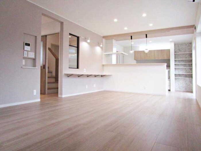 新築工事 注文住宅 リビングダイニング