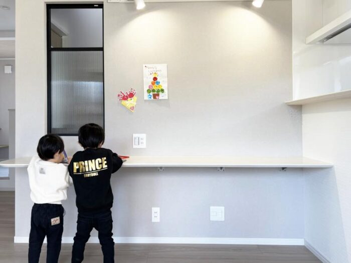 新築工事 注文住宅 インテリアカウンター