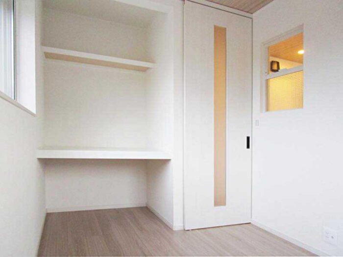 新築工事 注文住宅 室内窓 チェッカーアクリル