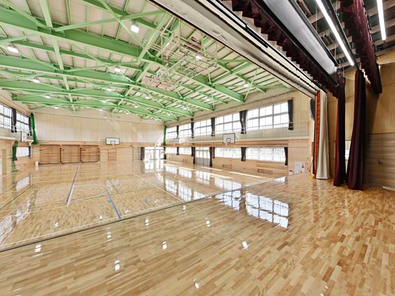 施工事例：名張市錦生赤目小学校屋内運動場大規模改修工事(建築)のアイキャッチ画像